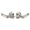 thumbnail image 1 of Yale YR23EDADA619 Residential Edge Privacy Push Button Lock with Edisto Lever, Satin Nickel, 1 of 1