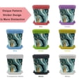 thumbnail image 2 of HemaKayy Decorative Planter Pot Set - Perfect for Small Plants - Colorful Design With Drainage Hole - Ideal for Home and Garden Decor - Set of 8 - Unique Marble Texture, 2 of 6