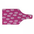 thumbnail image 1 of Hot Pink Cutting Board, Vintage Pale Pink Roses on White Dotted Hot Pink Background Love, Tempered Glass Cutting and Serving Board, Wine Bottle Shape, Hot Pink Pale Pink White, by Ambesonne, 1 of 1