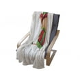 thumbnail image 3 of Elf Soft Flannel Fleece Throw Blanket, Little Boy Holding a Present Jumping up Holiday, Cozy Plush for Indoor and Outdoor Use, 50" x 70", Fern Green Vermilion, by Ambesonne, 3 of 5