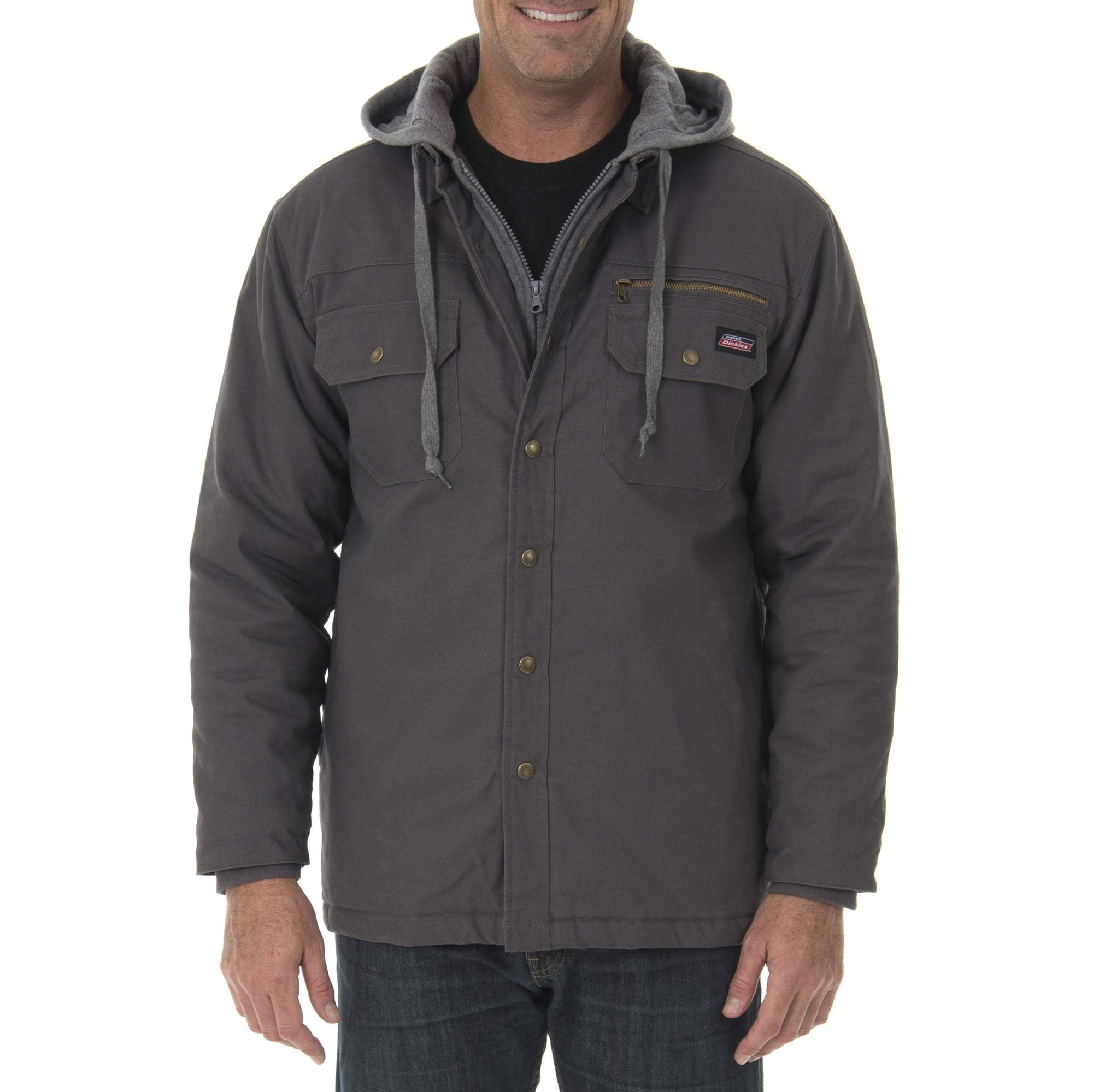 dickies flex canvas shirt jacket
