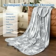 thumbnail image 4 of OMERAI 90"x 90" Breathable Cooling Blanket for Hot Sleepers, Night Sweats, Lightweight Double Sides Summer Blankets Q-Max>0.5 Arc-Chill, Grey, 4 of 8