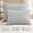 Grey, variant on King Size Waffle Weave Pillowcases 2 Pack, 600 Thread Count 100% Egyptian Cotton, Ultra Soft Breathable Pillow Shams with Envelope Closure, Navy Blue 20x36 Inches