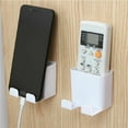 thumbnail image 3 of Wall Mounted Storage Case Plug Holder Stand For Remote Control Mobile Phone, 3 of 8