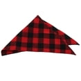 thumbnail image 4 of Perro Gato Collor Plaid Tipo Bufanda Saliva Decorativa Toalla Rojo Negro S Sunnimix Cuello del gato del perro del animal doméstico, 4 of 8