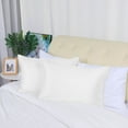 thumbnail image 2 of Unique Bargains 2Pcs Satin Pillowcases with Mattress Fitted Sheet Bed Skirt White, 2 of 7