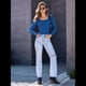 thumbnail image 4 of Camisas de Larga para Mujer, Blusas de Cuello Cuadrado, Blusas Básicas de Punto Acanalado, Conjuntos de Otoño, Ropa de Moda Azul Real XL, 4 of 8