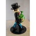 thumbnail image 5 of Nifao Walking Monopoly Man with Money Bag on Black Base Resin Statue – Resin Statue, Home Decor, 10"L x 10"W x 16"H, 5 of 11