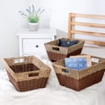 thumbnail image 1 of Honey-Can-Do STO-08400 Paniers, Naturel, Brun Foncé, 3 Unités, 1 of 4