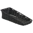 thumbnail image 3 of HUBERT® Black Storage Basket with Tapered Front - 7 1/2"L x 18"D x 1 1/2" to 5"D, 3 of 7