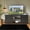 Black, variant on Resenkos Entertainment Centers,TV Stands,58 Inch TV Stand with 1500W Faux Fireplace for TVs up to 65 Inch-Natural