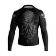thumbnail image 2 of Raven Fightwear Men's Cthulhu Jiu Jitsu BJJ Rash Guard MMA Black Edition, 2 of 3