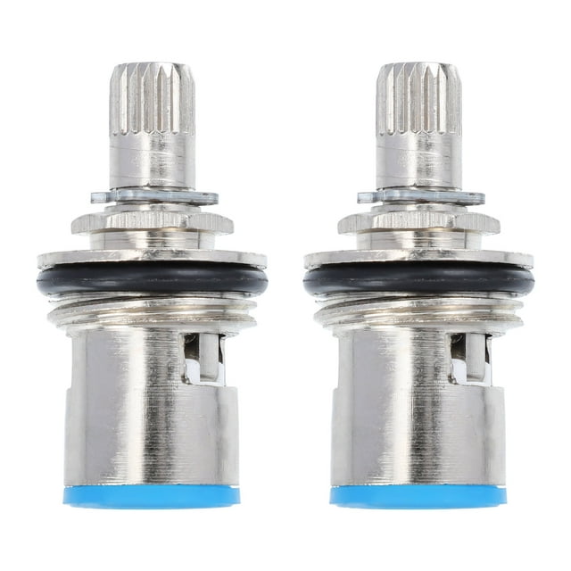 MasteelfCA 2pcs Hot and Cold Water Faucet Valves Replacement Faucet Valves Core Supplies