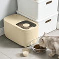thumbnail image 3 of Food-Grade Materials Pet Food Storage Containers 10/20/30 Lbs, Durable Large Dry Food Bin With Measuring Cup Lids, For Dog Cat Bird And Other Pet Food Storage Bin, 3 of 11