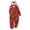Multicolor-Kids, variant on Odeerbi Christmas Onesie Pajamas for Family Holiday Hooded Sleep Jumpsuit Long Sleeve Family Christmas Pajamas Matching Sets Dad Lattice Print Jumpsuit Sleepwear Xmas PJs Set Multicolor
