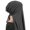 Dark gray, variant on Multiuse Women Hijab Scarf Headwrap Fast Drying for Various Season and Occasion