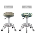 thumbnail image 3 of Uemuo Flamingo Pattern Round Bar Stool Seat Covers Washable Stool Cushion Slipcover Elastic Bar Chair Covers-13 inch, 3 of 7