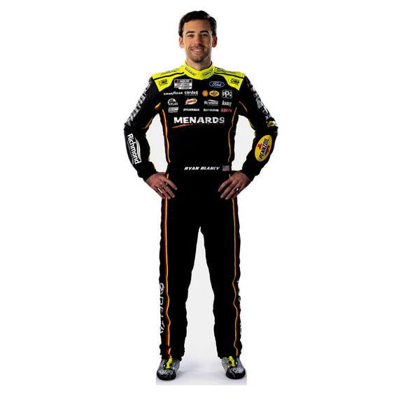 Prime Party Ryan Blaney NASCAR Life-Size Cardboard Standup, Photo Prop, Fan Cave Decor, 73.3"
