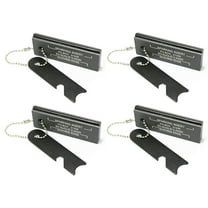 Fire Starter Survival Kit, Magnesium Waterproof Matches Ferro Flint Block,Outdoor Survival Firesteel Gears with Striker for Camping Hiking Hunting Emergency(4 Pack)