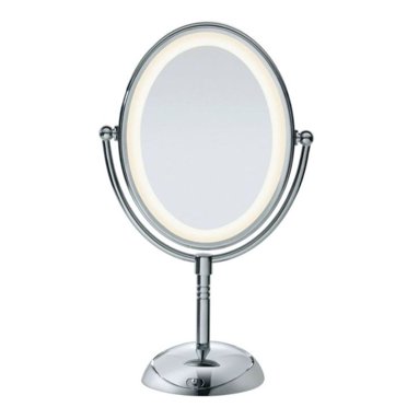 Conair Reflections Double Sided Lighted Vanity Makeup Mirror 1x 7x Magnification Polished Chrome Be151t Com Conair Reflections Double Sided Lighted, Vanity Mirrors With Lights Target
