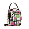 thumbnail image 7 of FORMRS Crossbody Bag for Women Quilted Travel Shoulder Cell Phone Purse with Chain Strap Handbag, Abstract Geometric, 7 of 7