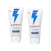 Zapzyt Acne Wash Cleanser Oil Free, 6.25 Oz. - Pack of 2