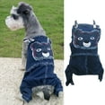 thumbnail image 2 of Breathable Dog Denim Overalls - Attractive Design - Four Legs Costume - Perfect for Festivals - Pet Supplies, 2 of 8
