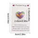 thumbnail image 2 of Regalos En Bolsas De Papel 1Pcs Heart-Shaped Gift Card with Crystal Heart Charm Purple Color Options for Birthdays Holidays Appreciation Gifts 3.54x2.36" JASKFLY, 2 of 7