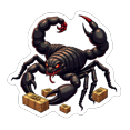 thumbnail image 5 of KUIZAP Waterproof Stickers Scorpion Vinyl Stickers Funny Multicolor Stickers for Notebooks Laptops Suitcases, 5 of 5