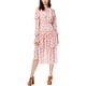 thumbnail image 1 of Vestido con volante estampado maison Jules para mujer rosa extragrande, 1 of 1