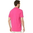 thumbnail image 2 of U.S. Polo Assn. Mens Solid Pique Polo With Small Pony, Big Top Pink, Small, 2 of 4