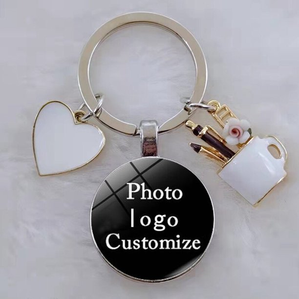 LLavero de regalo para el Día del Maestro, portalápices esmaltado, regalo para el Día del Maestro, recuerdo de amor