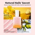 thumbnail image 6 of modelones Nail Strengthener Peachy Pink Nail Repair for Damaged Nails Strengthening Polish 15ml Nail Growth and Strengthener Natural Concealer Foundation Nail Care Gifts for Women, 6 of 9