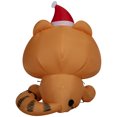 thumbnail image 4 of New Christmas Airblown Inflatables Yard Decoration Baby Garfield with Santa Hat, 4.2 ft, 4 of 6