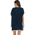 thumbnail image 4 of LELINTA Women Plus Size Swim Cover Ups Dress Tops Chiffon Tassel Bikini Cover Ups Beach Wear Bathing Suit, 4 of 4