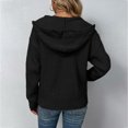 thumbnail image 4 of Ecetana Cardigans for Women Hooded Sweater Long Sleeve Zipper Knit Coat with Pockets,Female, 4 of 6