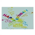thumbnail image 2 of Birthday Cutting Board, Surprise in a Box Theme Doodle Style Cheerful Spirals Stars Happiness, Decorative Tempered Glass Cutting and Serving Board, Large Size, Multicolor, by Ambesonne, 2 of 5