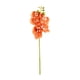 thumbnail image 2 of Flores de orquídea artificiales, tallos de plantas decorativas, ramas de flores para bodas, Naranja, 2 of 7