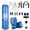 Blue, variant on RELOIVE Punching Bag for Adults, 4ft PU Heavy Boxing Bag Set 12OZ Gloves for MMA Muay Thai Kickboxing Training Home Gym, Martial Art (Unfilled)