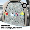 thumbnail image 4 of Goose and Doodle Flowers Mats Back Seat Protectors, Car Seat Protector Vehicle Organizers Waterproof Cover Back Seat Cover for Kids with 3 Storage Pockets 2 Pack, 4 of 5
