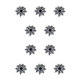 thumbnail image 1 of Matsuzay 5 manteles individuales noctilucentes de PVC, absorbentes de luz en el día que brillan en la oscuridad, Halloween, negro no tóxico Negro 10Conjunto, 1 of 6