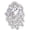 clear, variant on Large Women's Vintage Austrian Crystal Elegant Flower Teardrop Brooch, Available in Multiple Colors