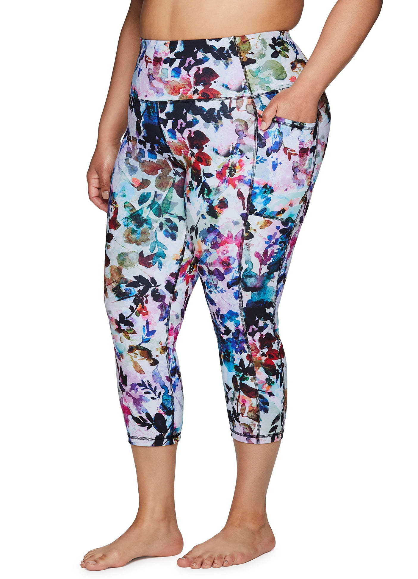 Ultra Soft Floral Capri Legging 