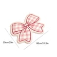 thumbnail image 3 of Pink Bow Rug,Cute Coquette Room Decor Area Rug, Ultra-Soft Fluffy Kawaii Bath Mat, Non-Slip Washable Floor Mat for Girls Bedroom, Nursery and Preppy Bathroom, 3 of 7