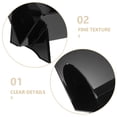 thumbnail image 3 of Raindrops Stylish Black Vinyl Record Storage Shelf for Desktop Cd Rack and Album Holder, 3 of 7