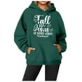 thumbnail image 3 of Fall For Jesus He Never Leaves Hoodies for Women 2025 Thanksgiving Funny Christian Graphic Sweatshirt Pullover Tops, 3 of 6
