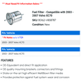 thumbnail image 2 of Fuel Filter - Compatible with 2003 - 2007 Volvo XC70 2004 2005 2006, 2 of 2