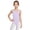 Light Purple, variant on Girls Casual Solid Color Bodysuit Practice Leotard Sportswear for Dance Gymnastics Kids Green 160