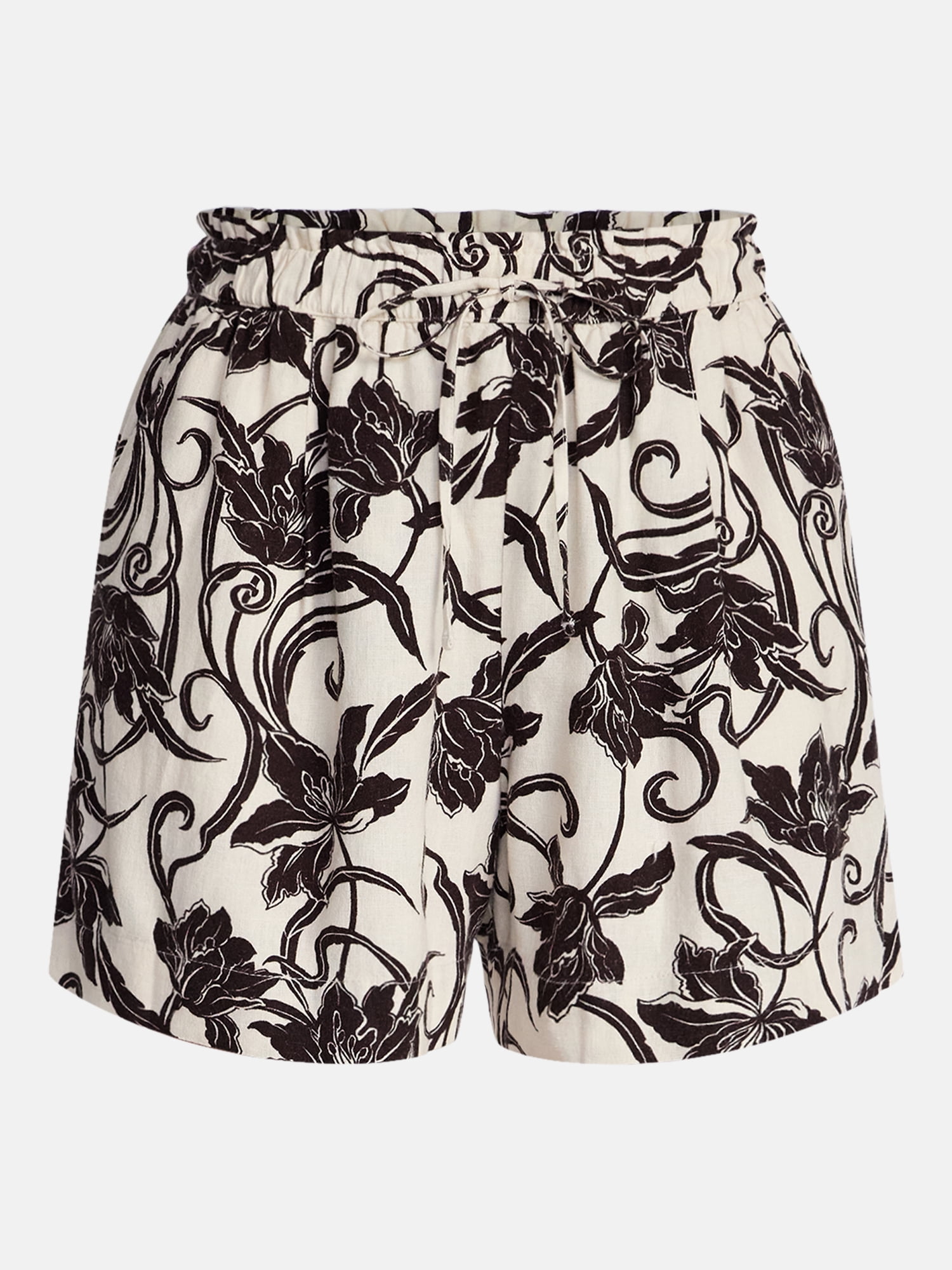 Time and Tru Women's Linen Blend Shorts, Sizes XS-XXXL