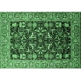 thumbnail image 1 of Ahgly Company Indoor Rectangle Oriental Emerald Green Industrial Area Rugs, 6' x 9', 1 of 4